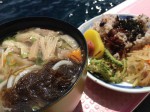 船上ランチ